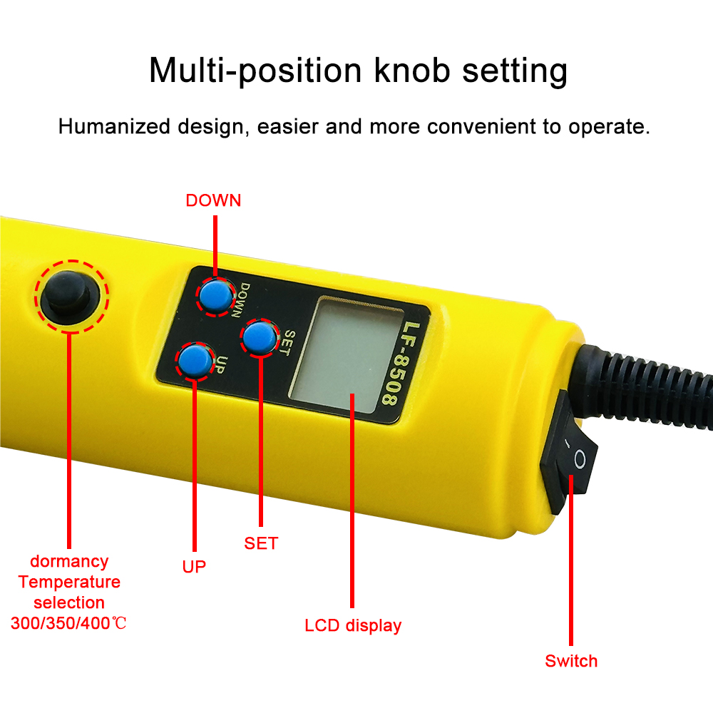 Lcd digital calor pistola de a - Heat Gun Small avaliação e preço